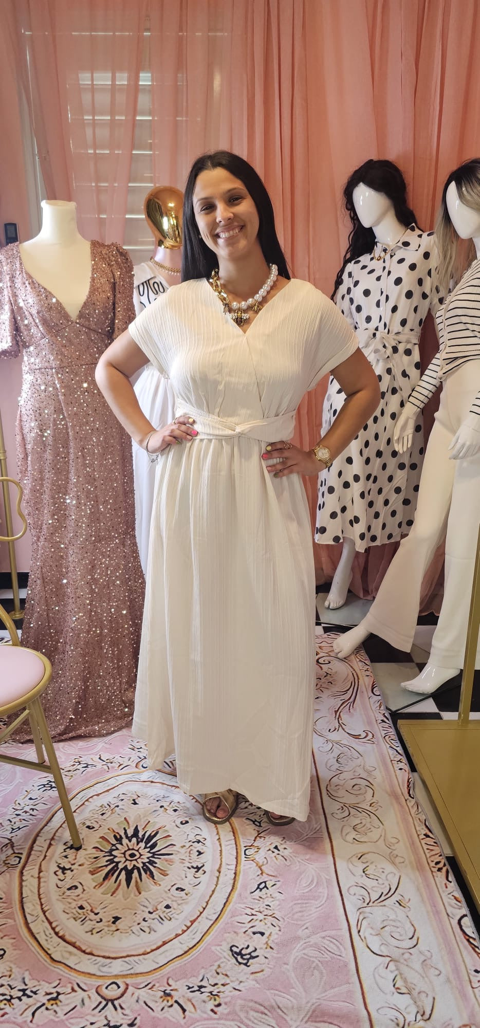 Ivory Grace Maxi Dress