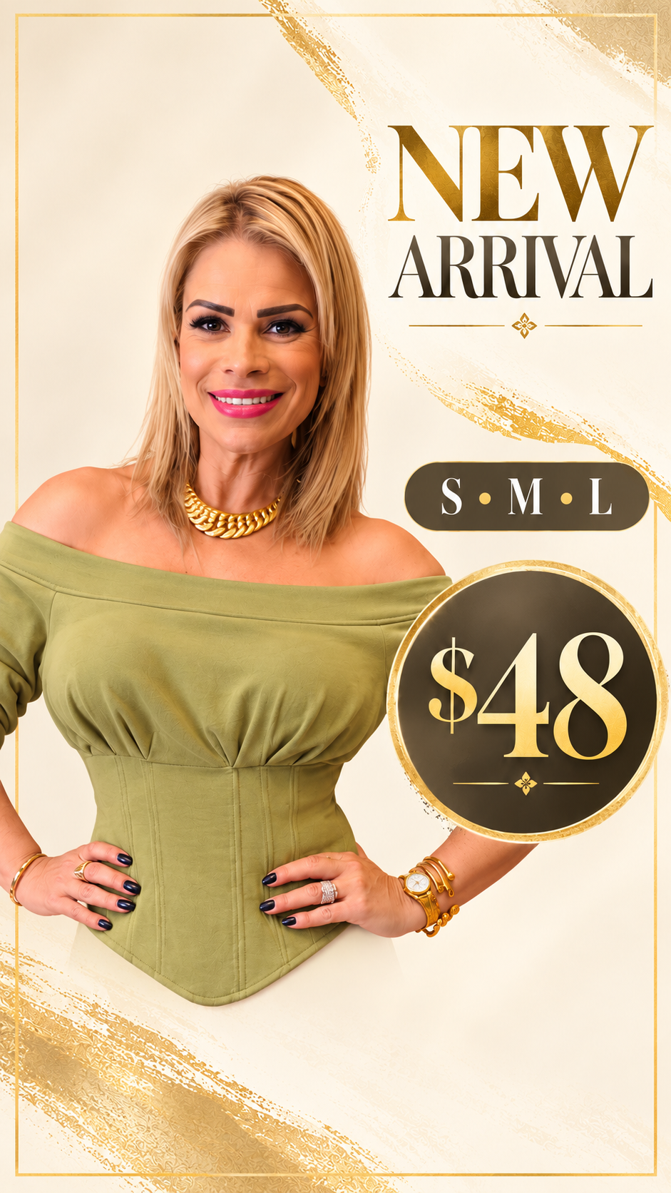 Olive Muse Top