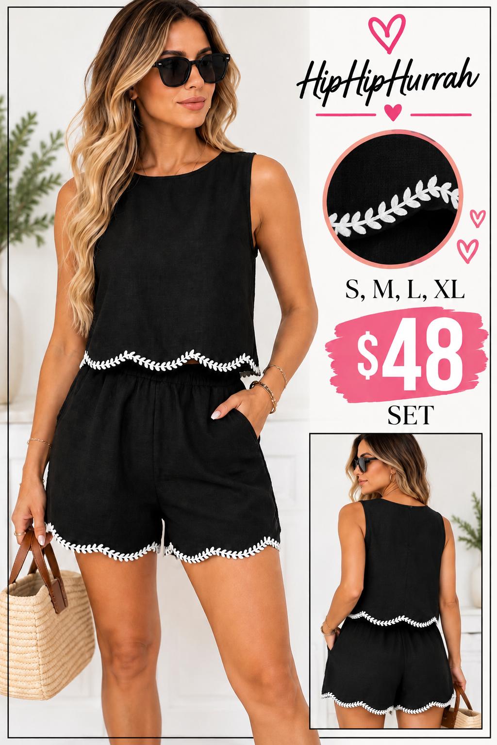 Midnight Short Set