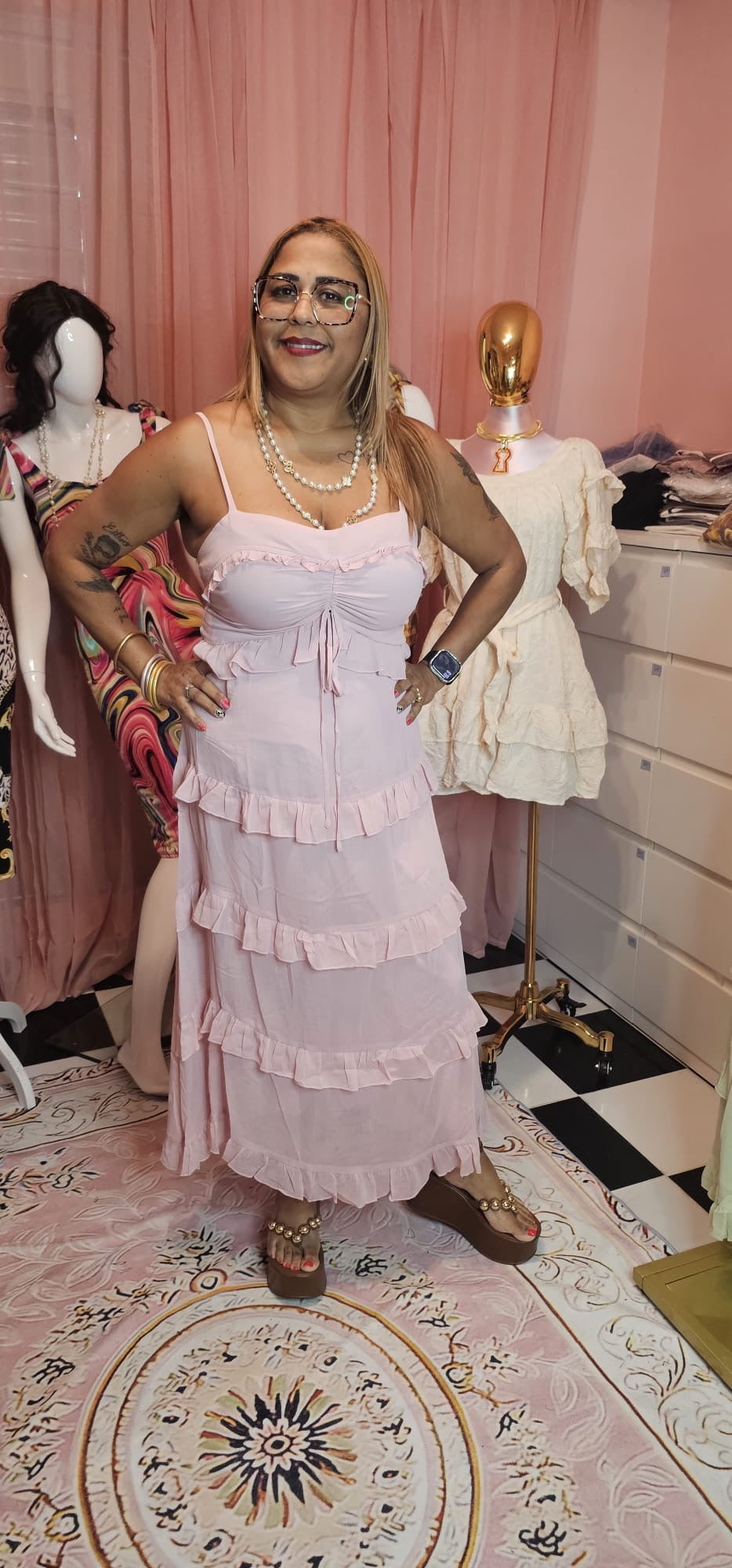 Ruffles Dream Midi Dress