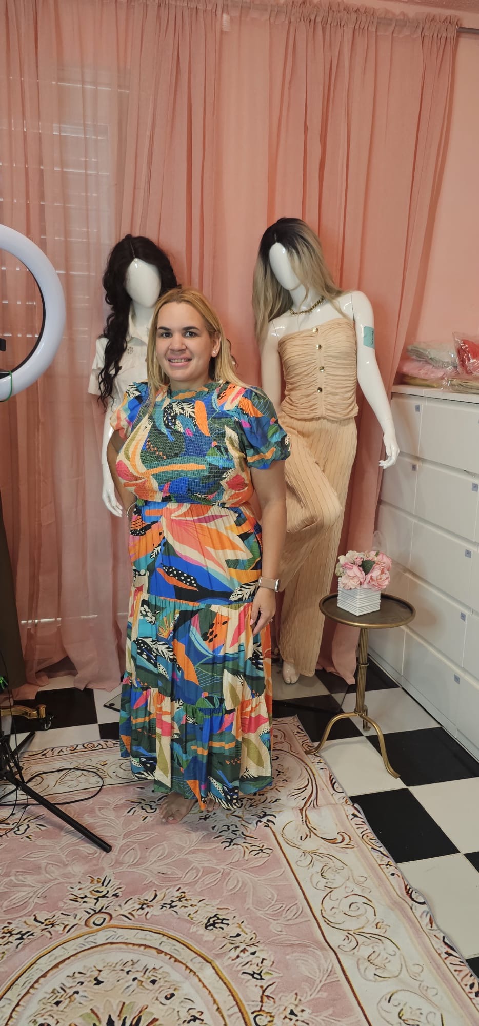 Colorful Cute Safari Dress