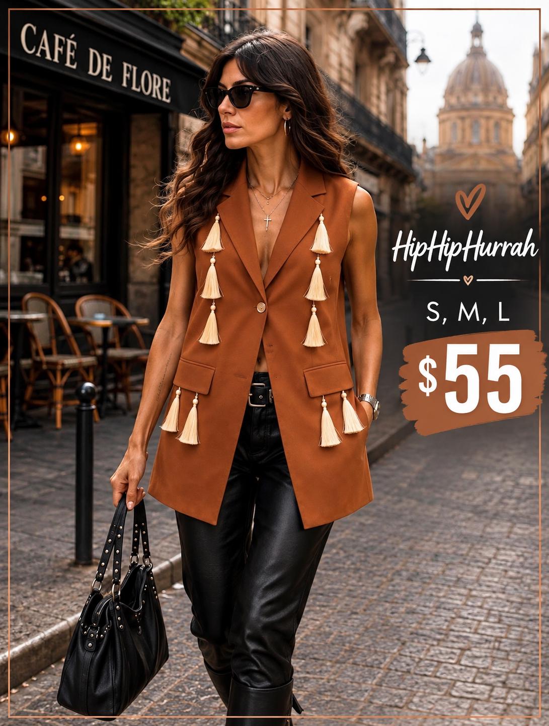 Boho Tessel Vest