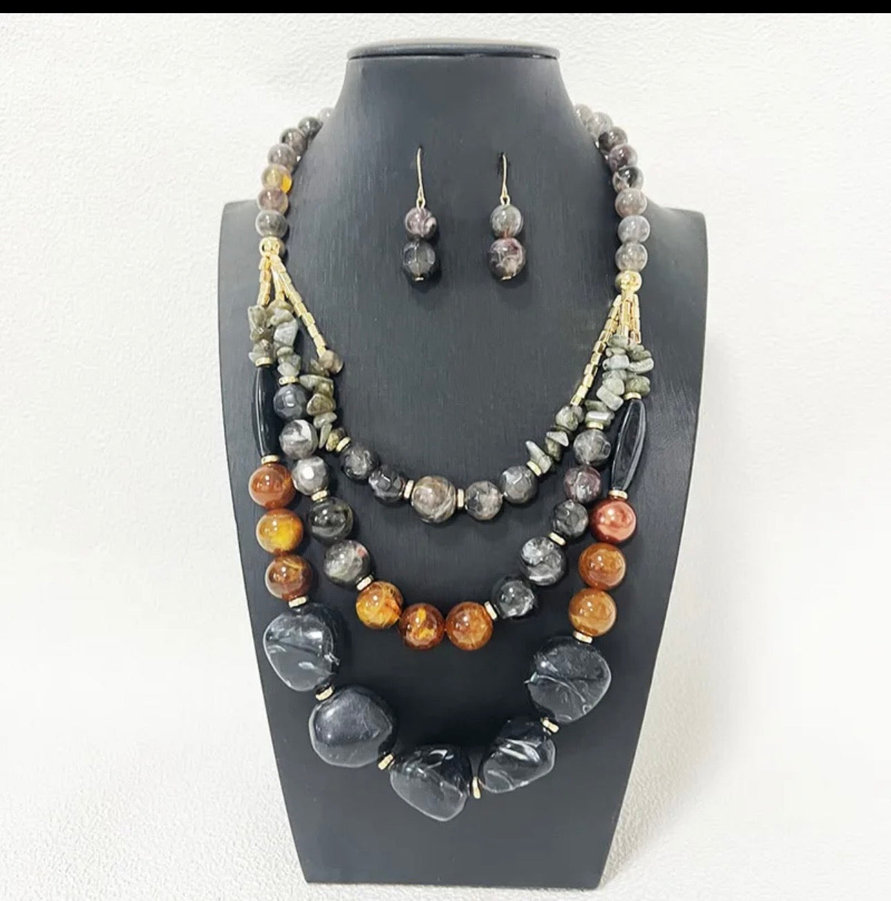 Necklace Three Layers Set