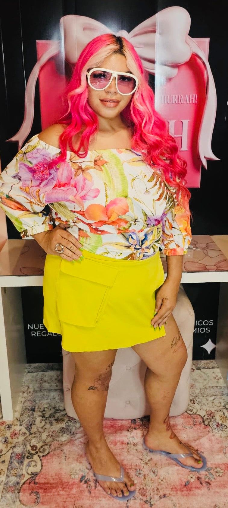 Tropical Bloom Crop Top