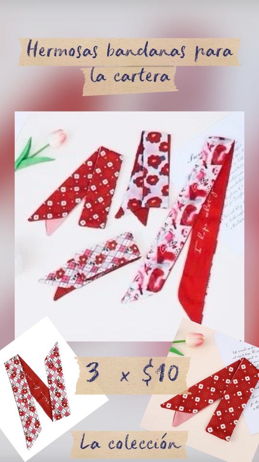 Colección de Bandana para lazo de cartera-multiuso