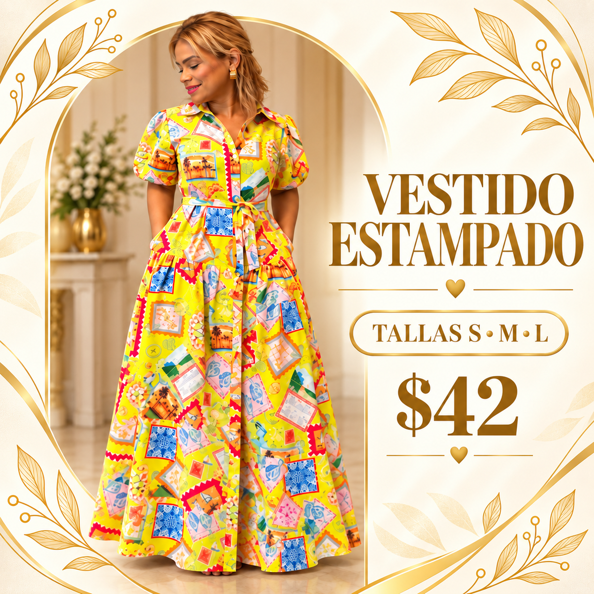 Postal de Verano Dress