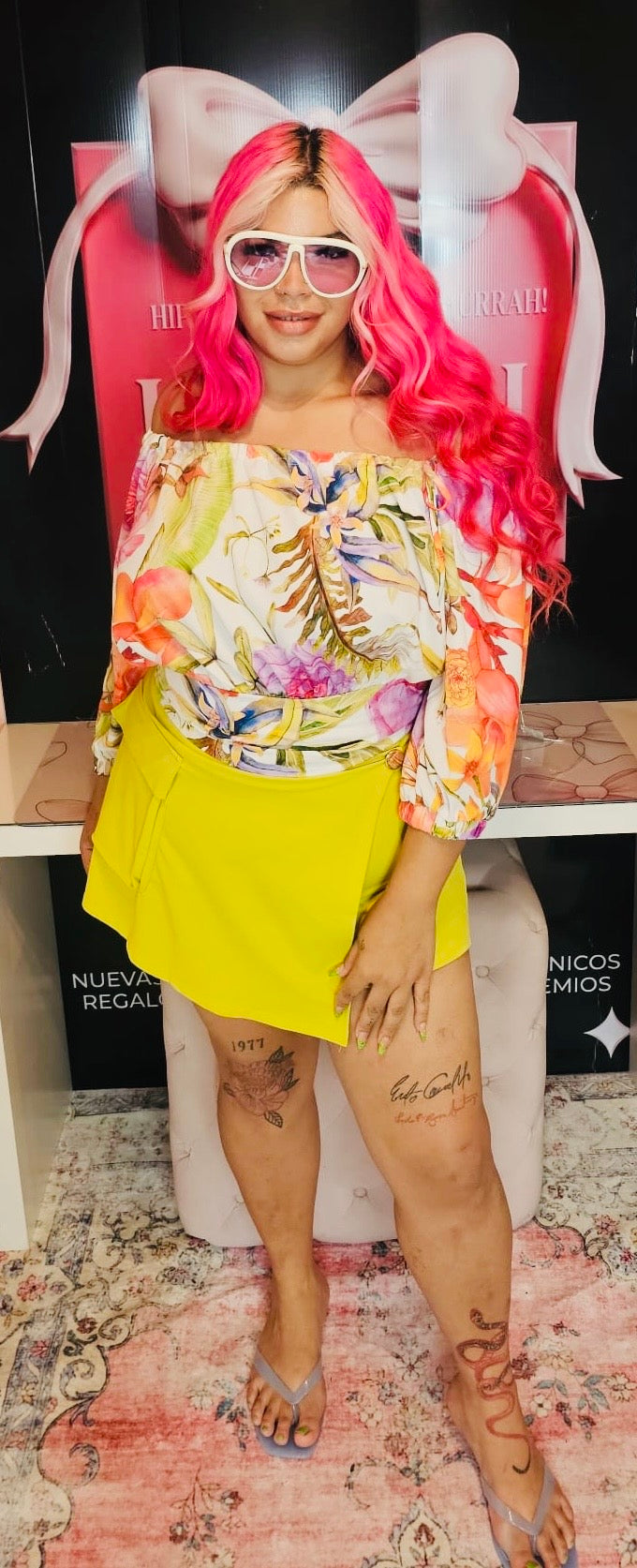 Tropical Bloom Crop Top
