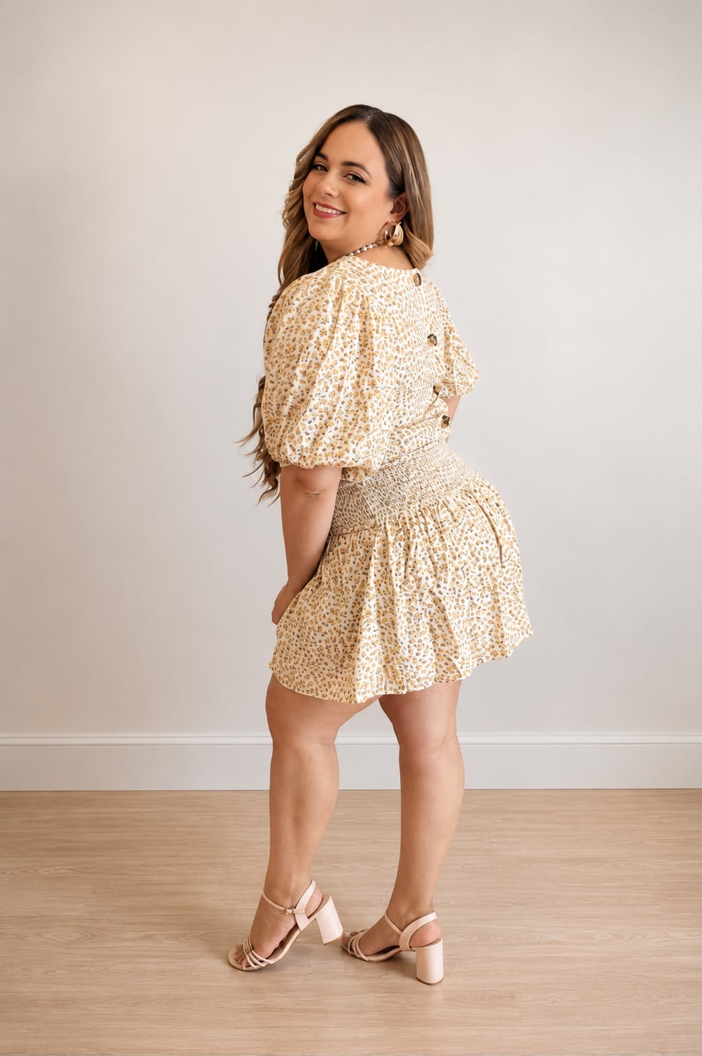 Petite Bloom Mini Dress