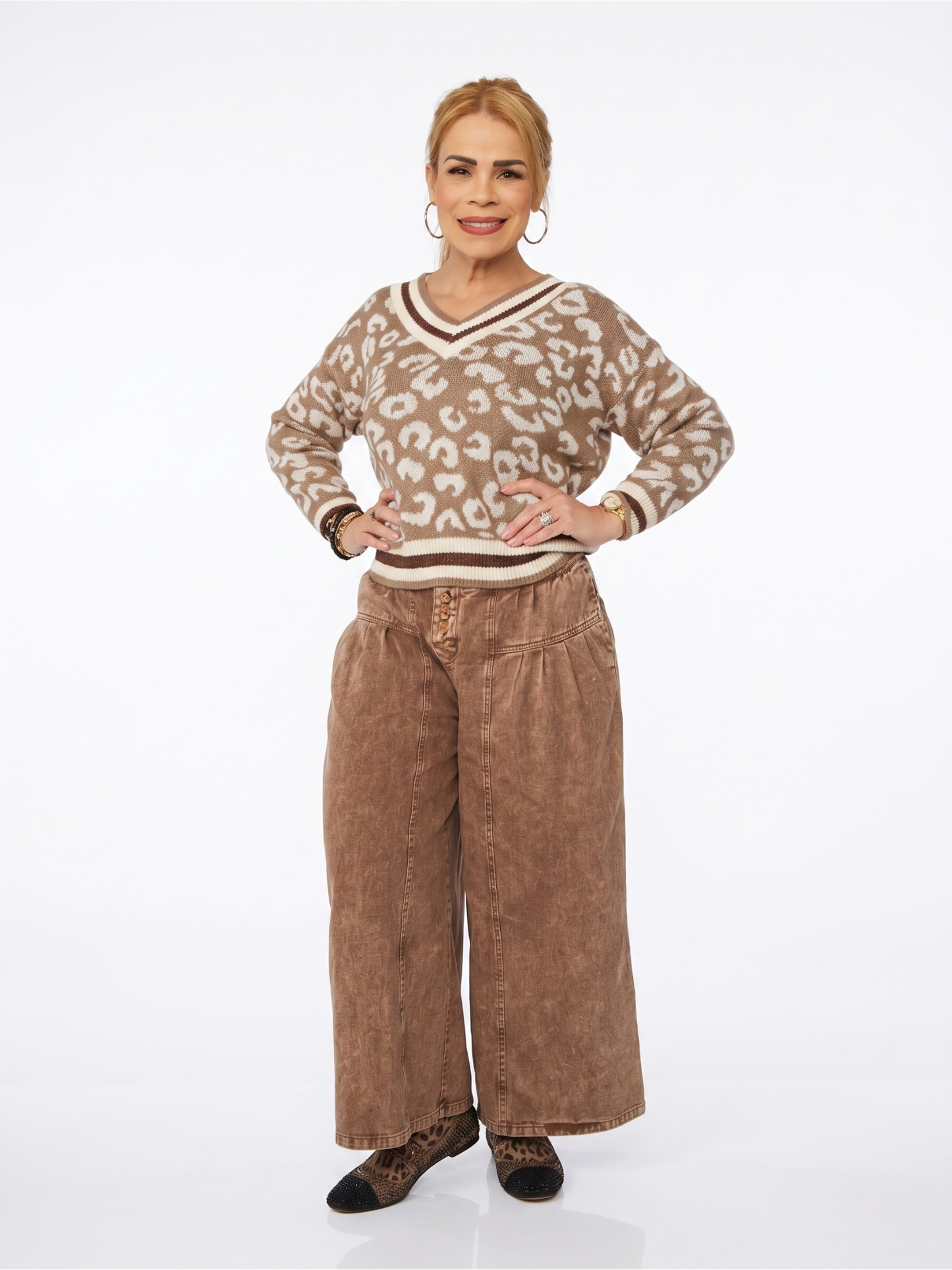 Leopard Chic Sweater