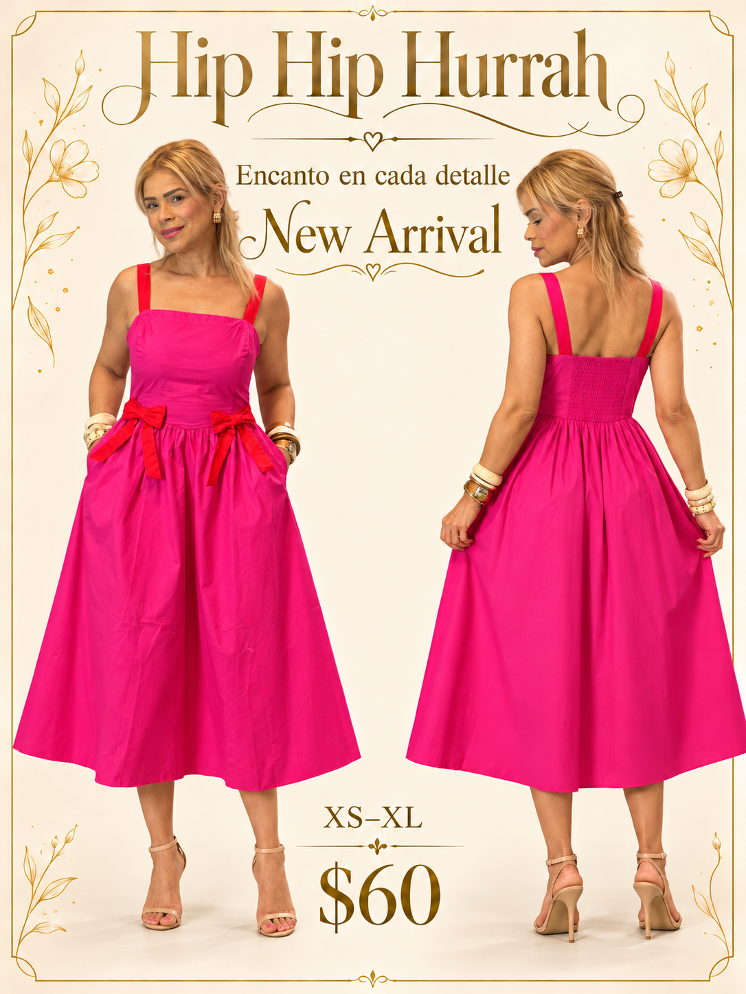 Colette Fucsia Dress