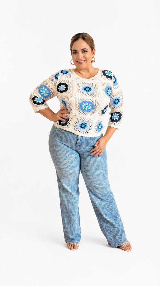 Blooming Crochet Top