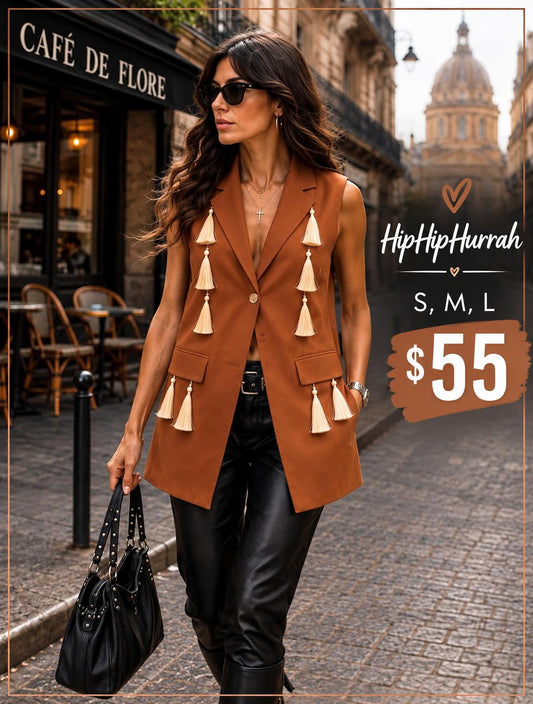 Boho Tessel Vest