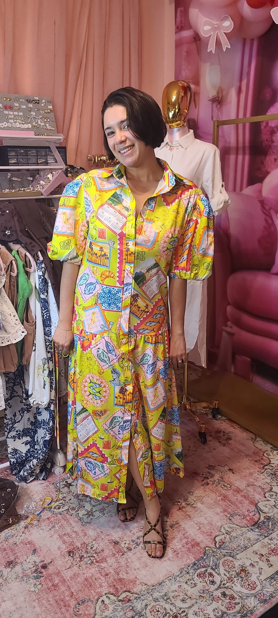 Sunny Postcard Dress