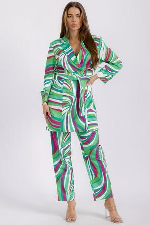 Power Print Suit Set /Pant
